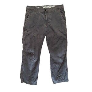 Wrangler All Terrain X-Gear Cargo Pants Womens 32x24 Grey Straight Leg Outdoor